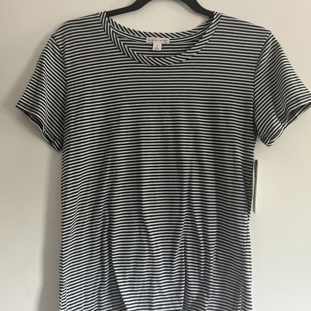 Melrose and Market Women's Medium Striped Tee - NWT